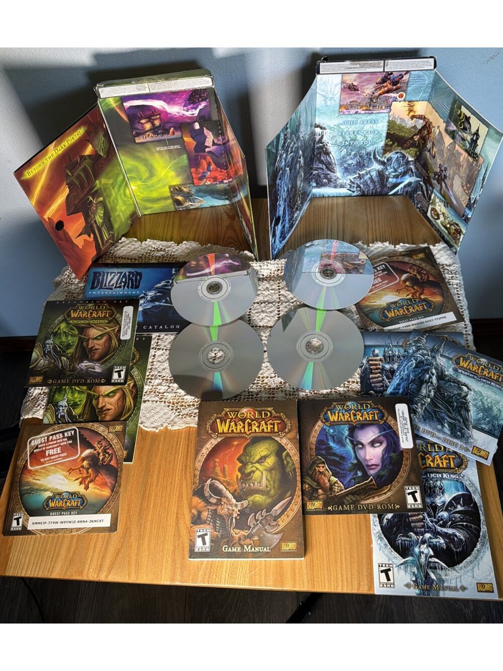 World of Warcraft Official Strategy Guide Book WoW Burning Crusade Wrath PC Lot